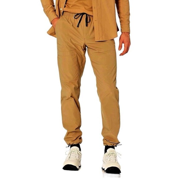 New Men hiking pants Quick Dry Large Pull On Camel Drawstring Legs - Picture 1 of 16